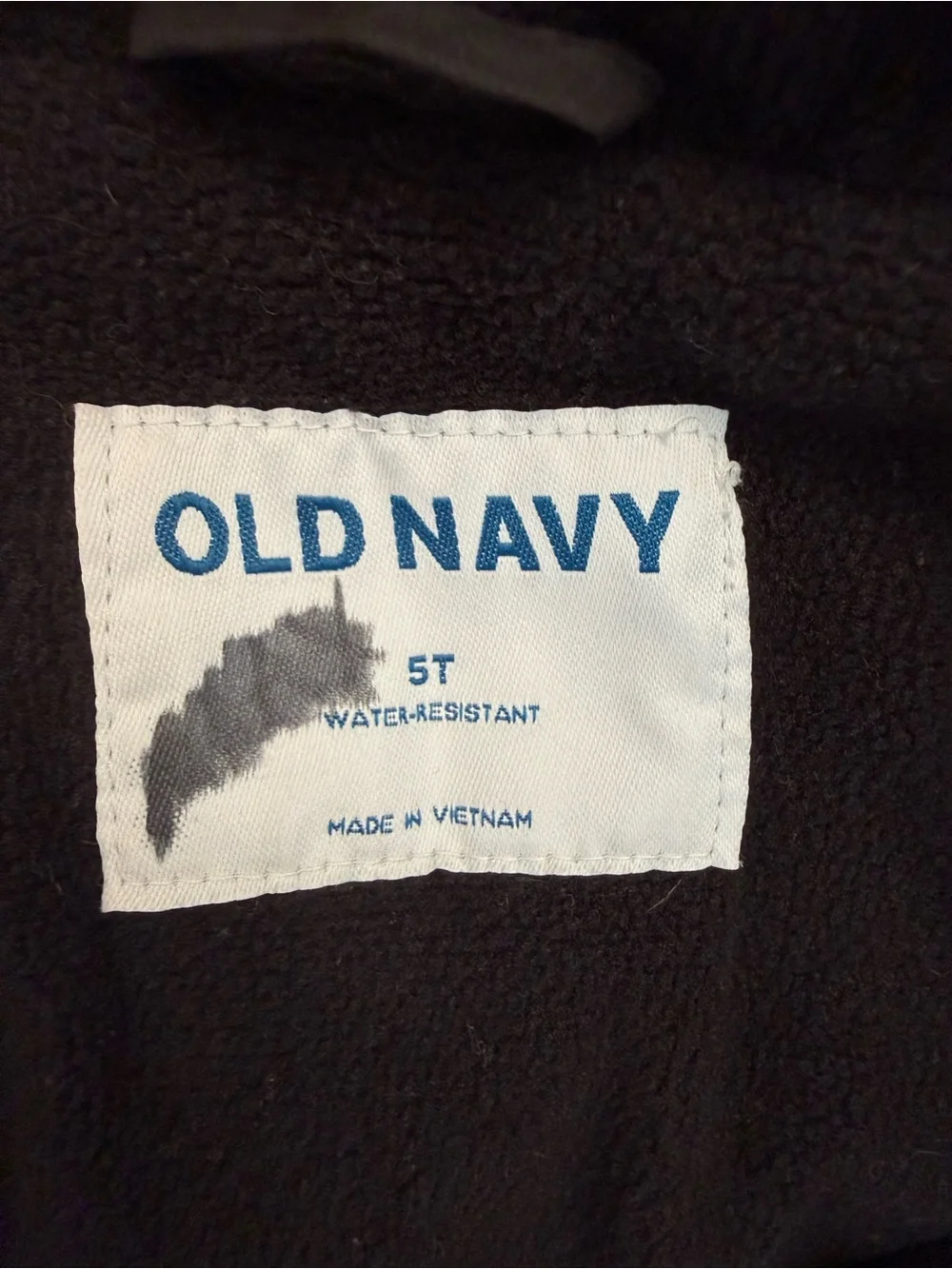 Old Navy Black Kids Puffer Jacket with Hood-5T